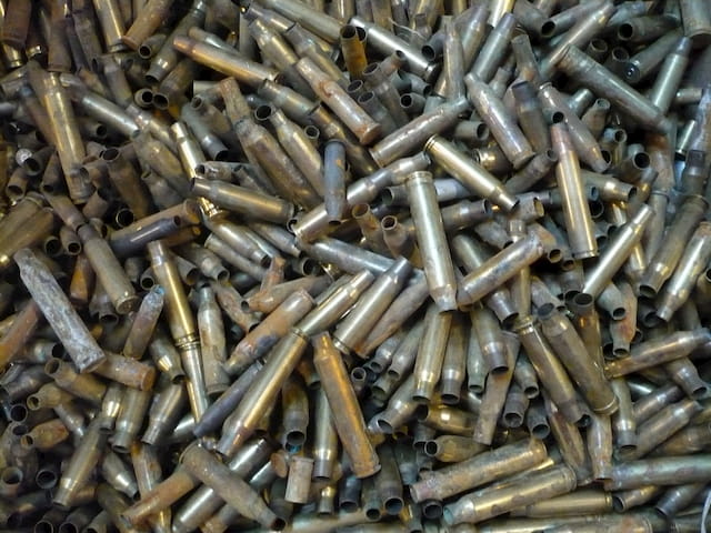 Brass ammunition shells