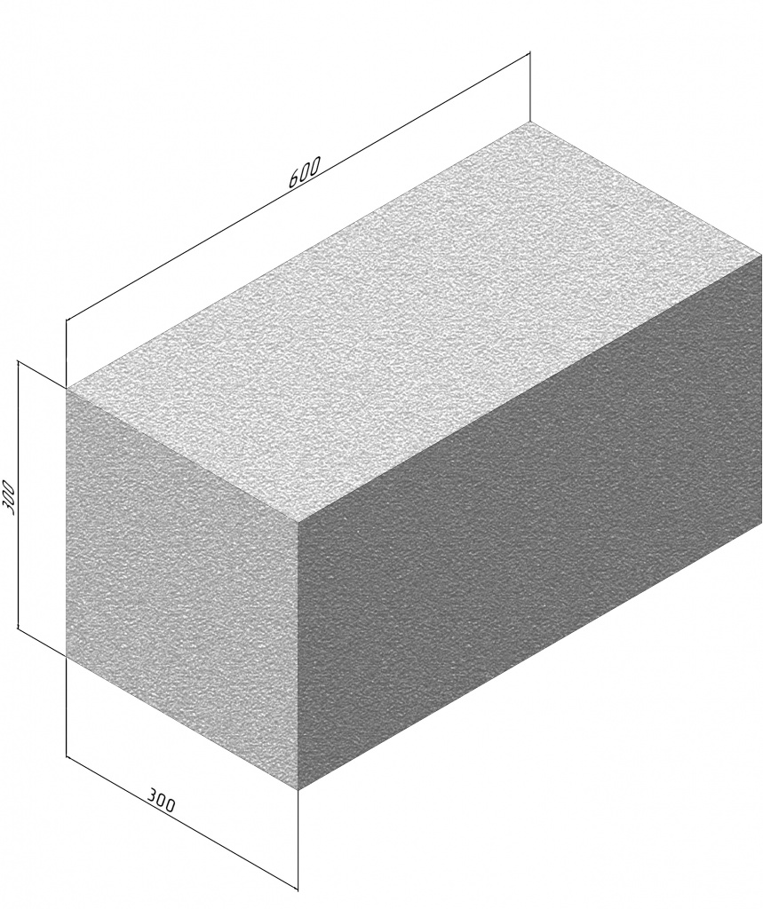 Размер блока газобетона: размеры для несущих стен дома и перегородок .