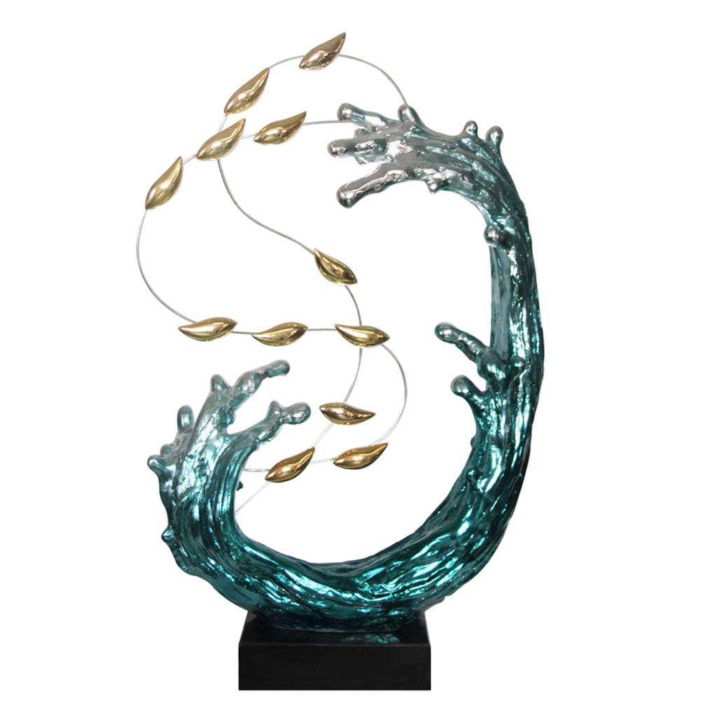 прозрачная скульптура из смолы_море и рыбки_купить в Лаго Верде.JPG