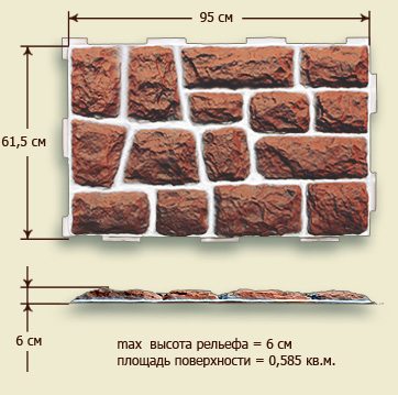 Крупногабаритный модуль с глубоким рельефом и большой толщиной