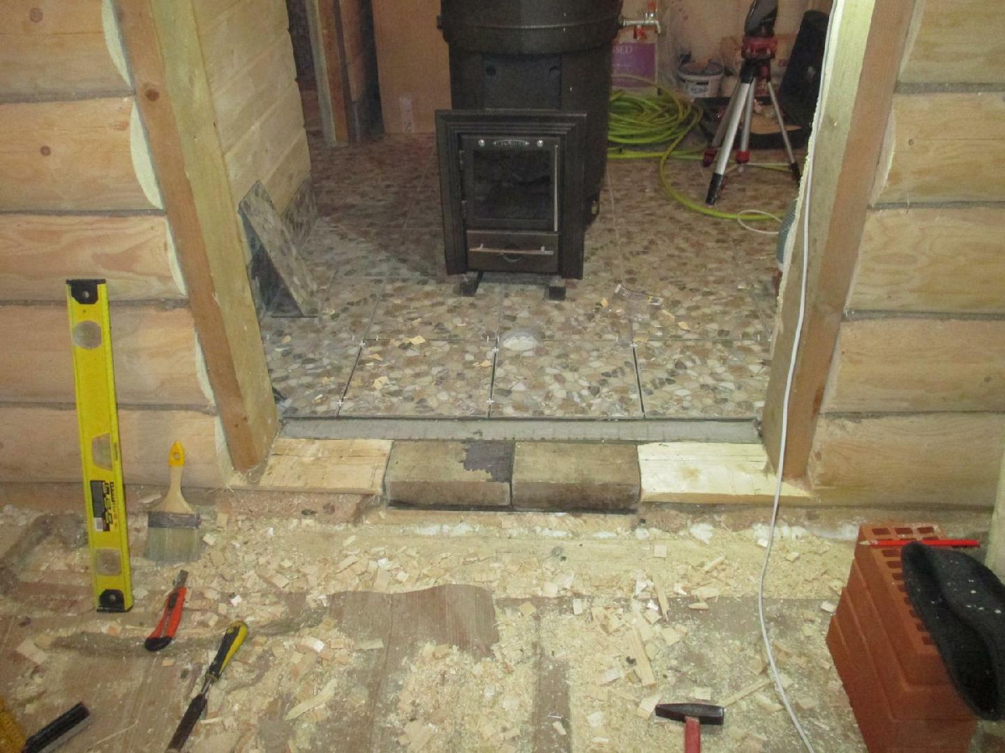  печи в бане на деревянный пол: как установить на деревянный .