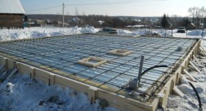 Предотвращение замерзания бетона