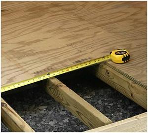 Укладка деревянного пола на бетонное основание