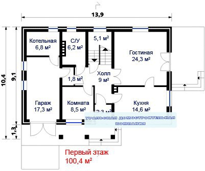Сколько блоков надо на дом 10х10 одноэтажный проект калькулятор